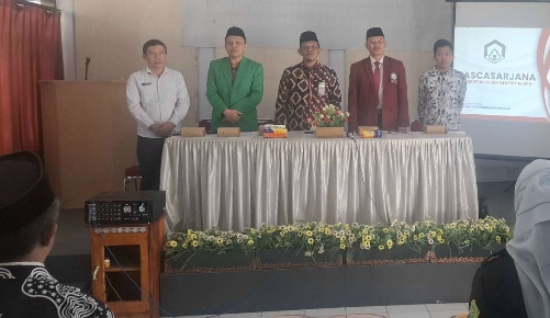 H.Mikail Bersama Prof Muhaemin,"Sosialisasi PMB UIN Palopo 24/07/2025