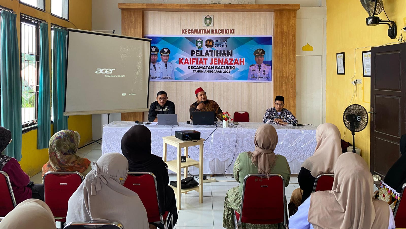 Pelatihan Kaifiat Jenazah di KUA Kec. Bacukiki