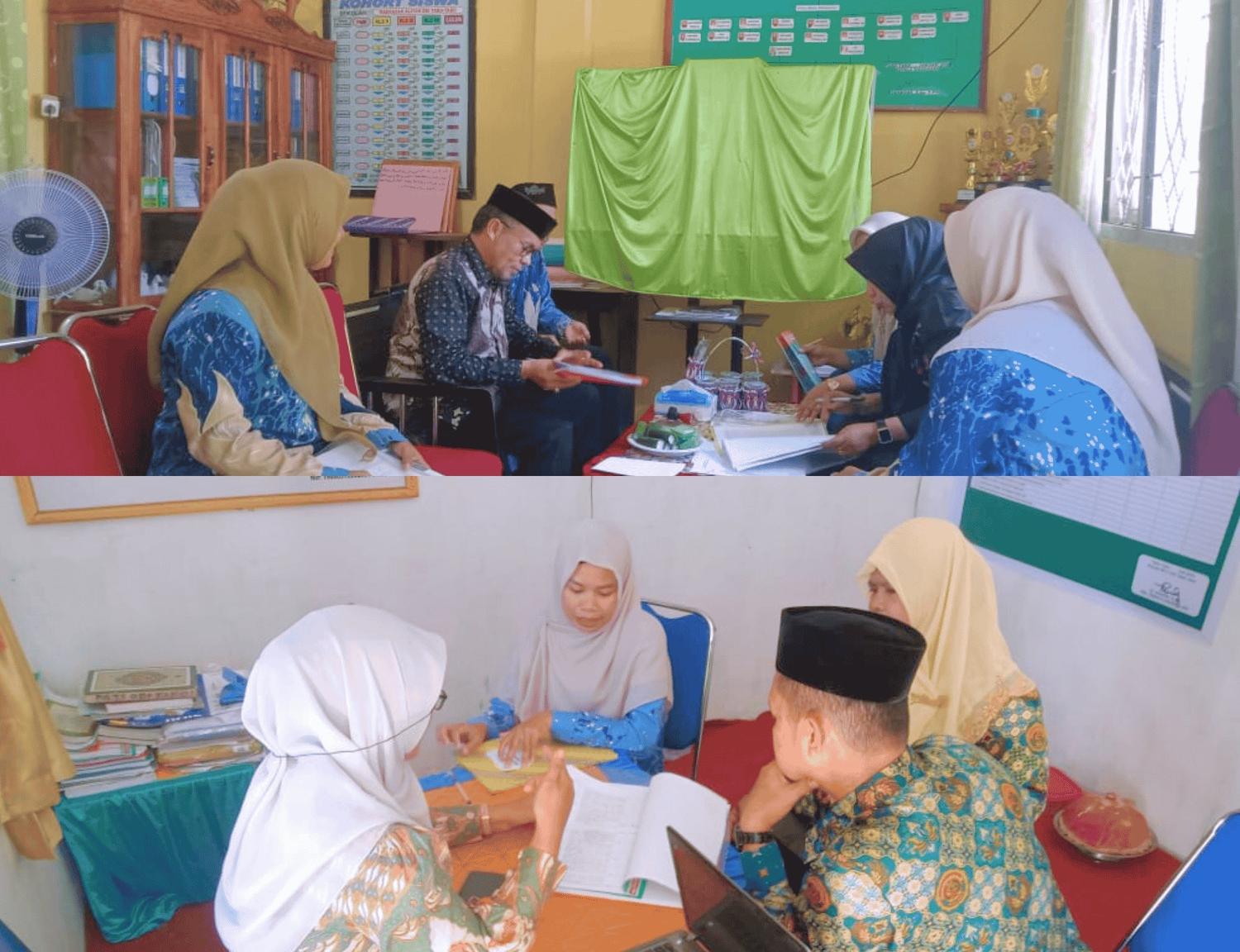 Pengawas Madrasah Kemenag Pangkep Laksanakan Monitoring dan Supervisi Akademik di MTs dan MA Swasta DDI Tabo-Tabo