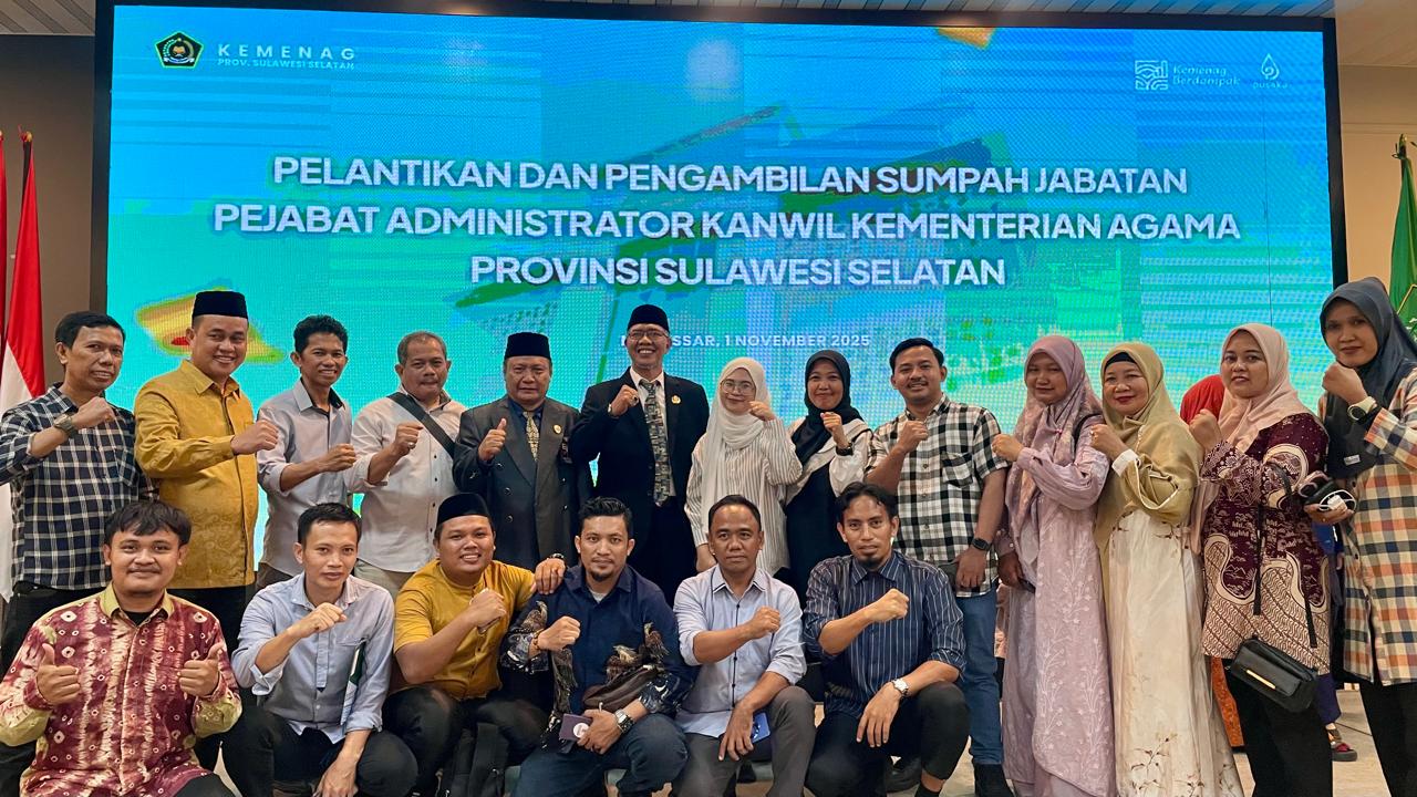 Peralihan Nahkoda Kakan Kemenag Bantaeng Berlangsung Hangat, H. Misbah Gantikan H. Muhammad Ahmad Jailani pada Sabtu, 1 November 2025 (Foto: Humas Kemenag Bantaeng)