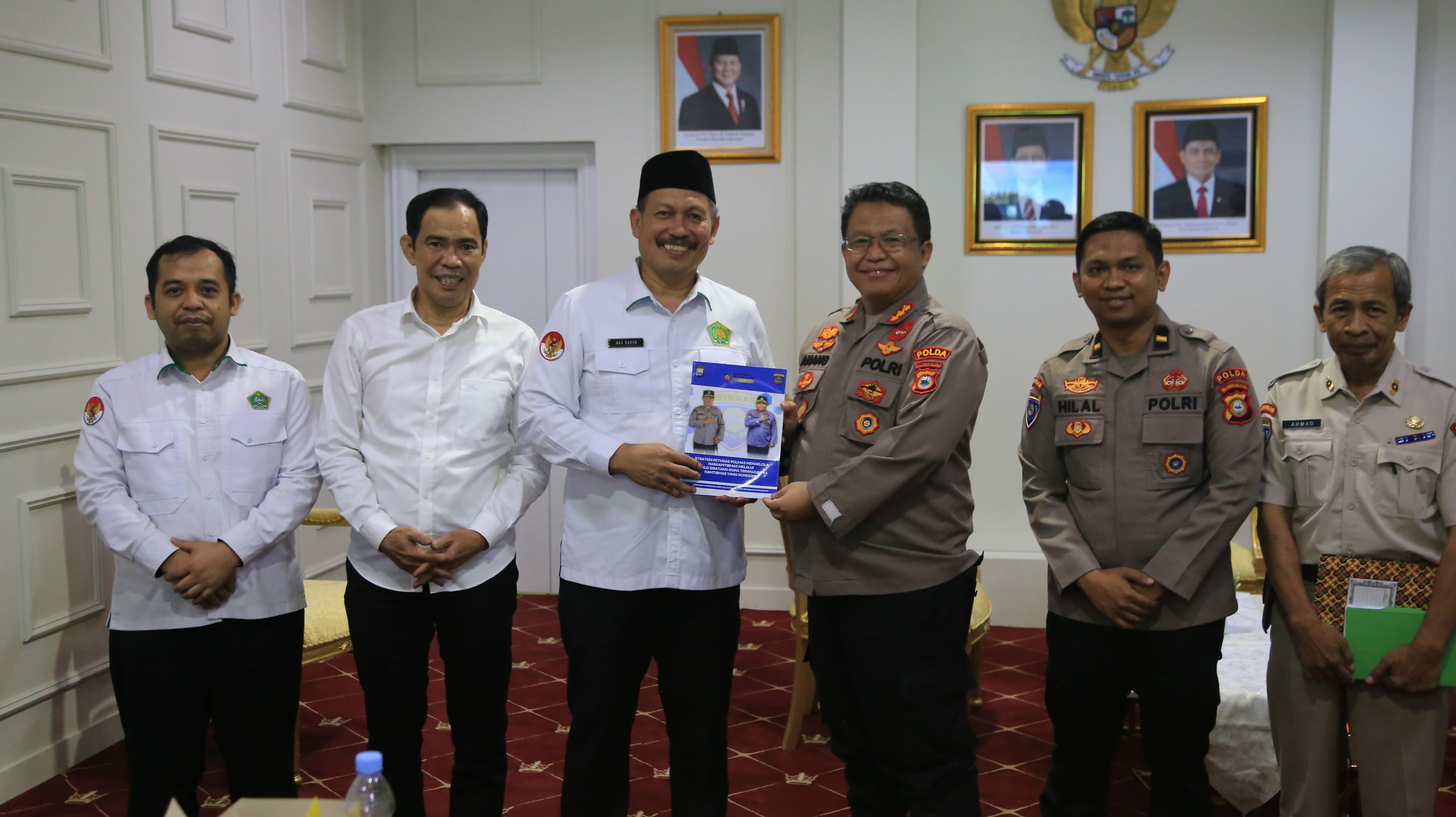Kemenag Sulsel Terima Dirbinmas Polda Sulsel
