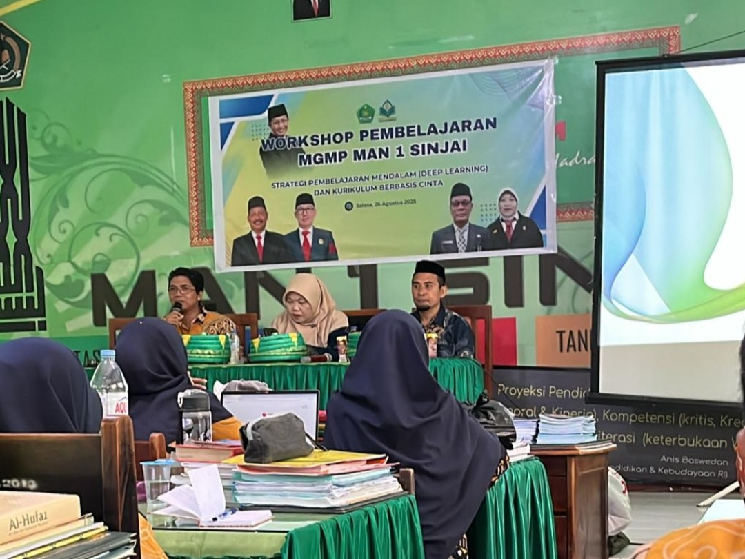 Tingkatkan Kompetensi, 9 Guru MA Al Ikhwan Pasir Putih Ikuti Workshop Strategi Pembelajaran Mendalam