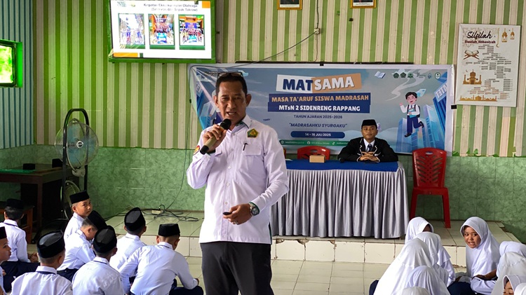 Mengenal Lebih Dekat MTsN 2 Sidrap Melalui Materi Profil Madrasah dalam MATSAMA Hari Pertama