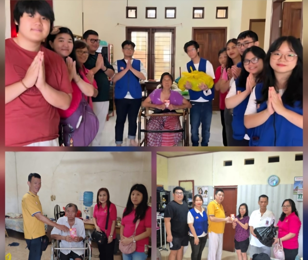 Bakti Sosial Imlek 2026, Umat Buddha Berbagi Kasih Lewat 90 Paket Sembako di Makassar