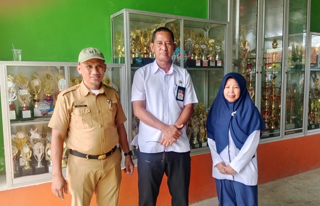 Tim Adiwiyata Laksanakan Kunjungan Lanjutan Program Adiwiyata Sekolah MTsN 2 Sidrap.