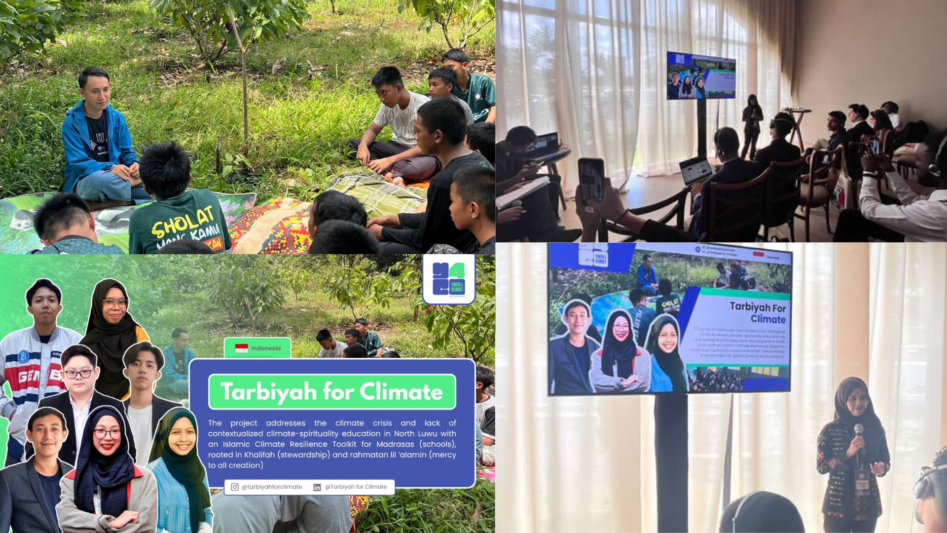 Kemenag Luwu Utara kolaborasi dengan climate catalyst: Program Ekoteologi Tarbiyah for Climate tembus Ajang Internasional di Brazil
