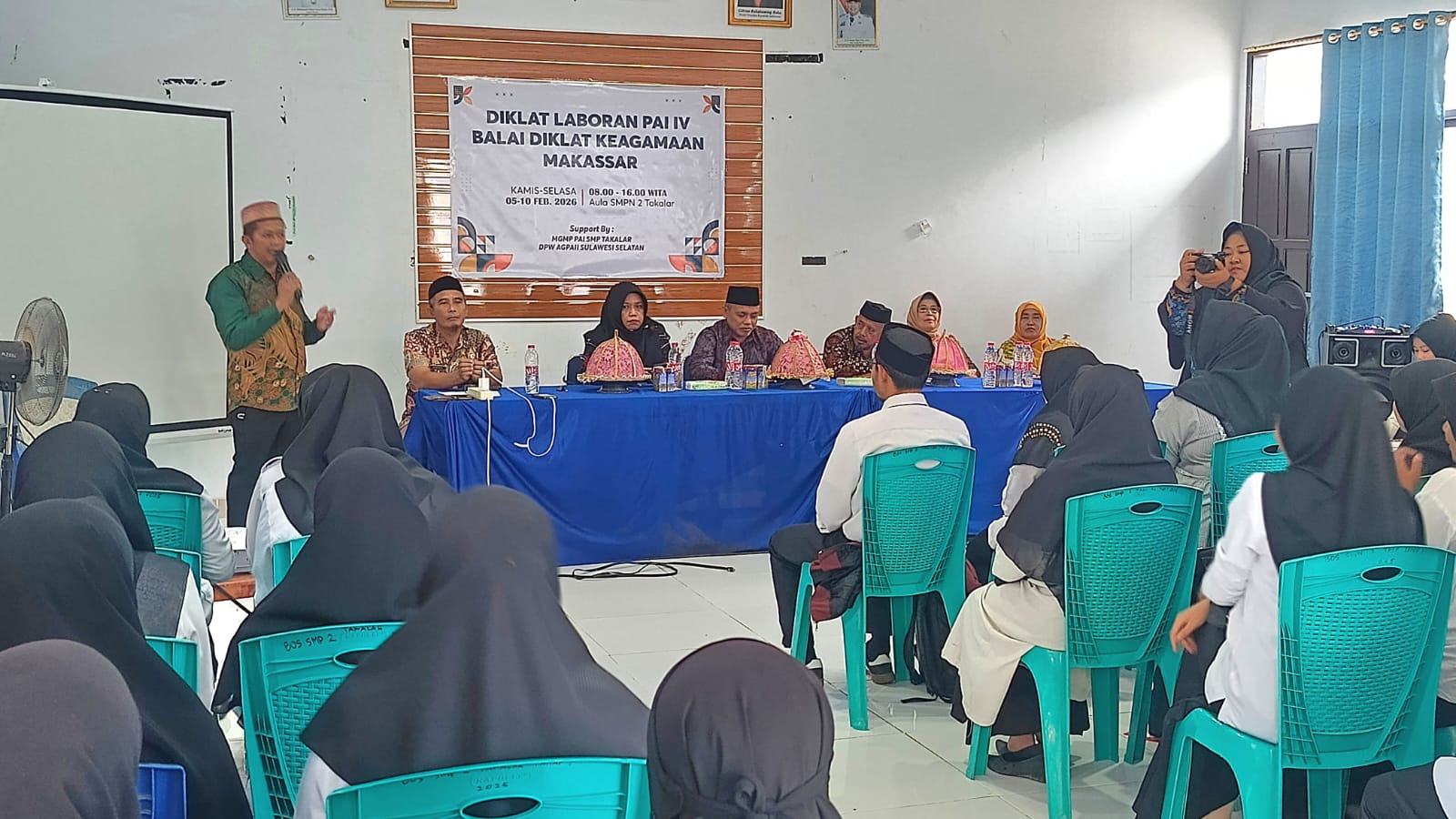 Poto kegiatan pembukaan Diklat Laboran