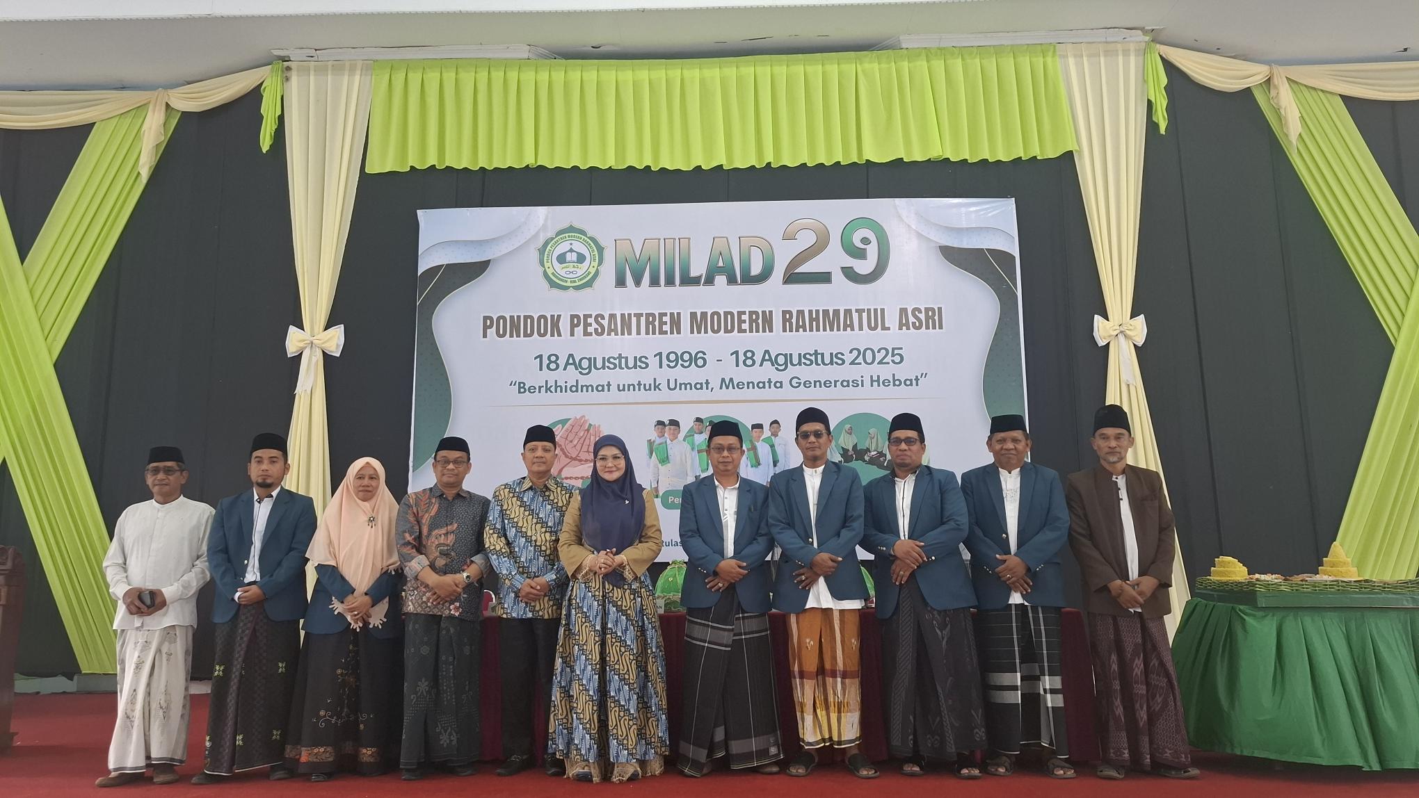 Milad ke-29 Ponpes Rahmatul Asri