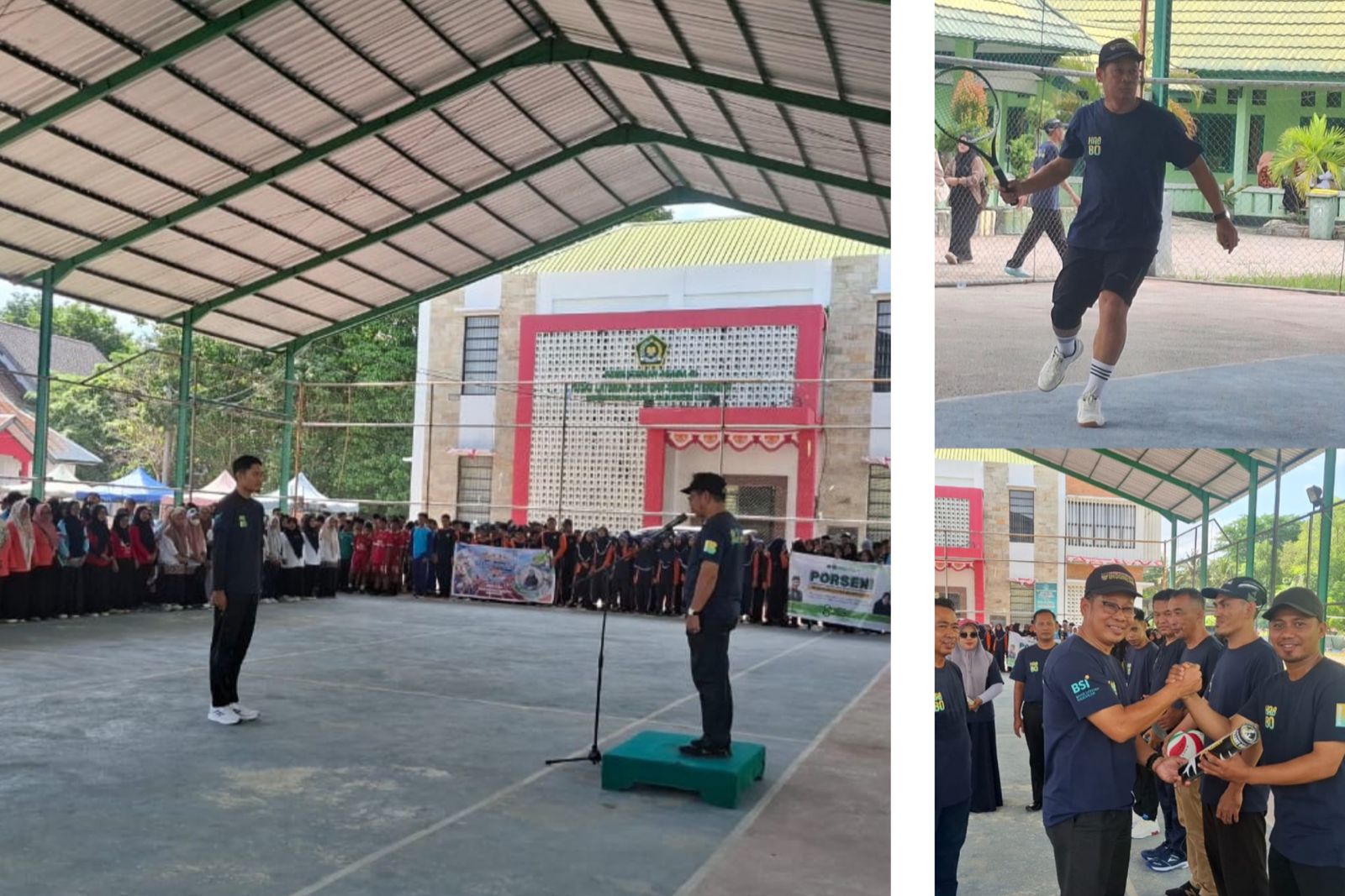 Plt. Kakankemenag Luwu Drs. H. Jufri, MA Membuka Acara Porseni Tk. Kab. Luwu