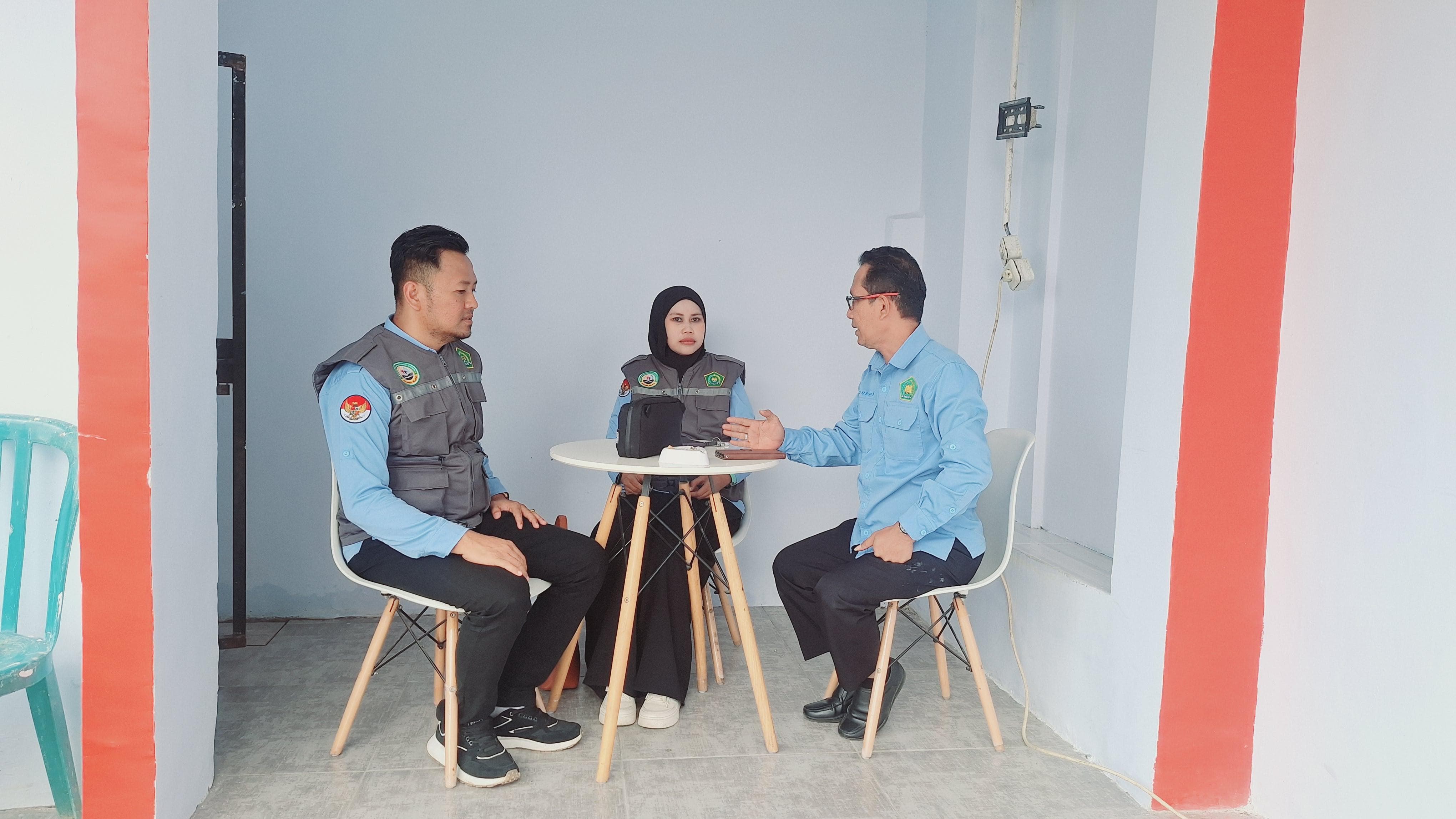 Saat Audiensi bersama Kasi Penmad Kota Makassar