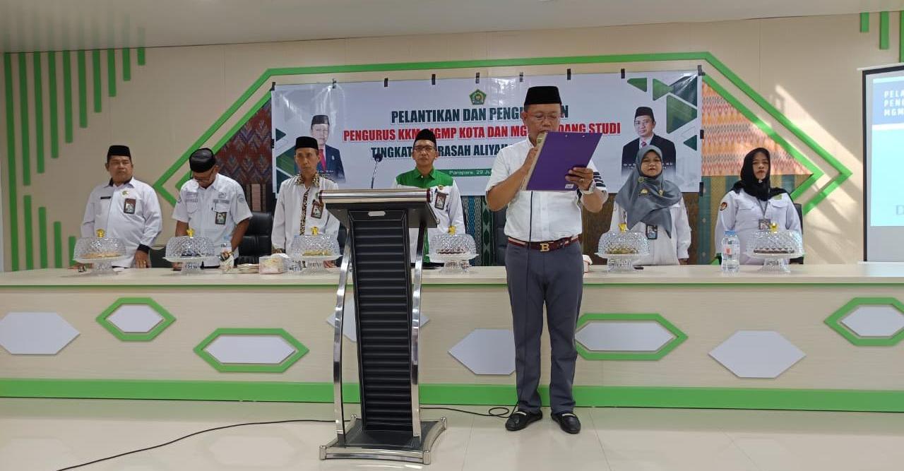 Pelantikan Pengurus KKM dan MGMP MA Kota Parepare