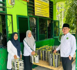 Kabid Penmad Kemenag Sulsel, H. Wahyuddin Hakim, saat di MIN Maros. (Foto: ist)