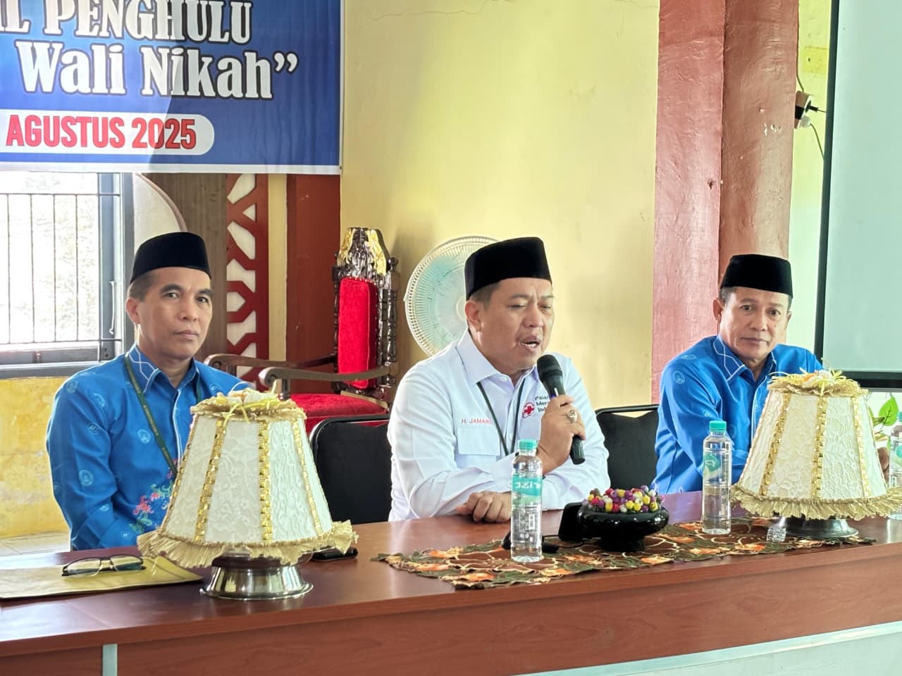 Kakankemenag saat sambutan pembukaan