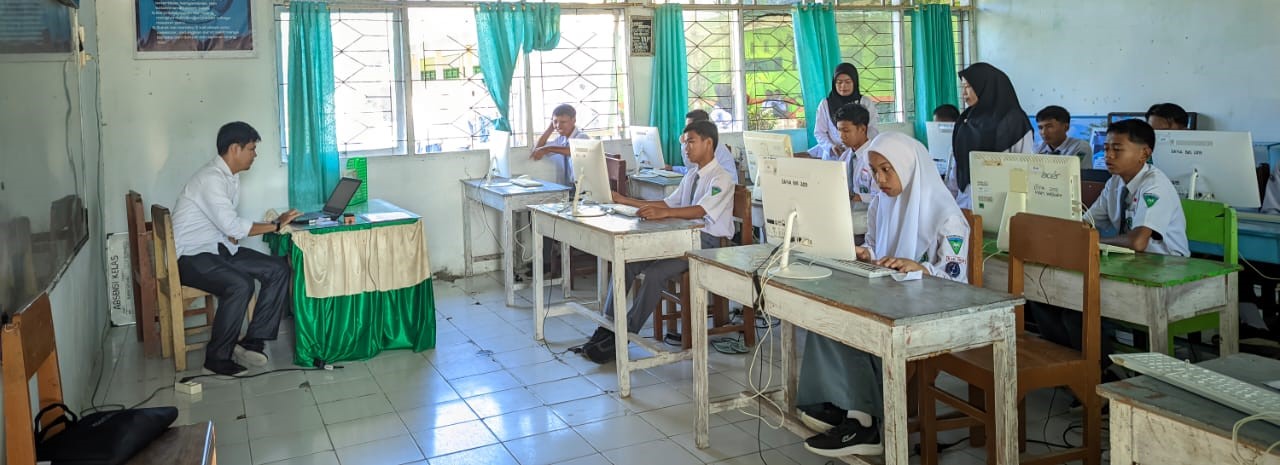 Suasana Pelaksanaan ANBK di MAN 4 Bone