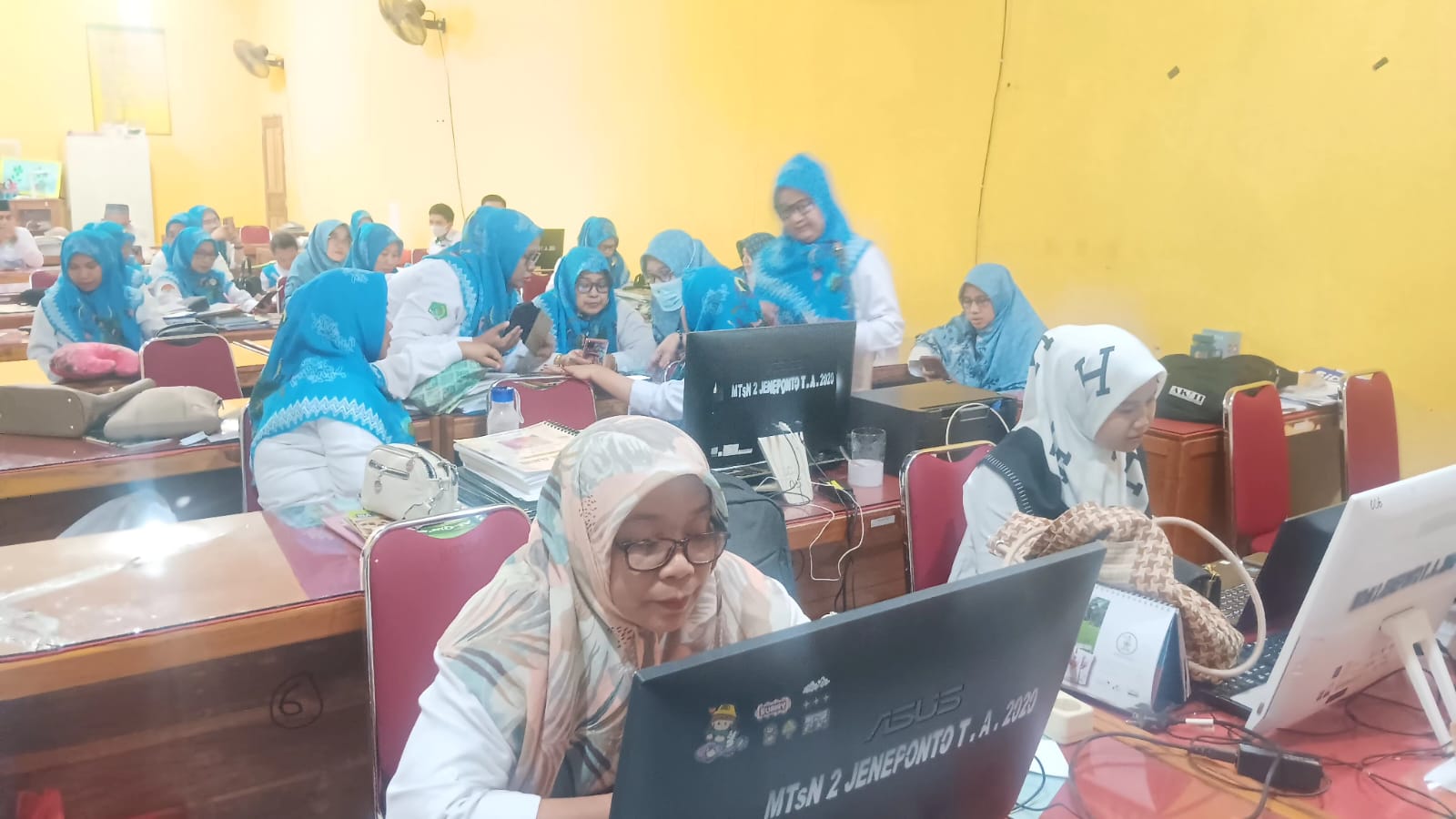 Suasana Saat Bimtek MAGIS Berlangsung Di MTsN 2 Jeneponto