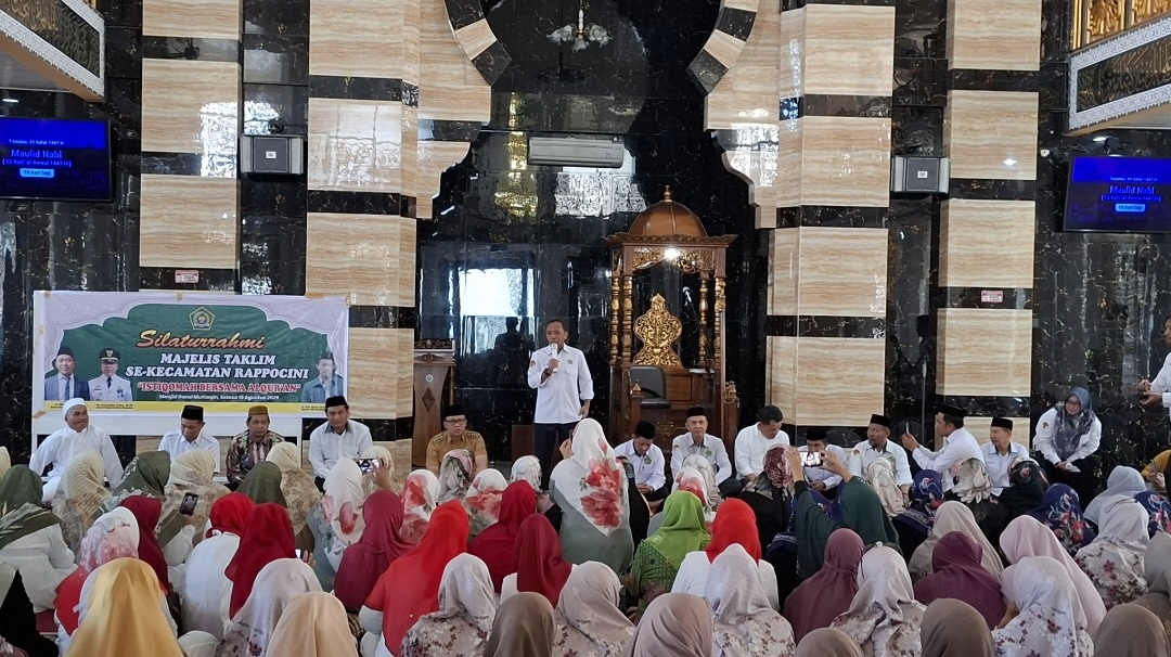 kegiatan Silaturahmi Majelis Taklim se-Kecamatan Rappocini dengan tema “Istiqamah Bersama Al-Qur’an”.