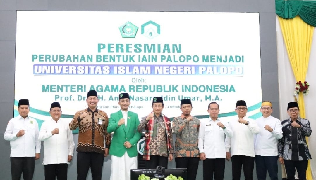 Menag Resmikan UIN Palopo, Kakanwil Kemenag Sulsel Sebut Tonggak Baru Pendidikan Islam di Luwu Raya