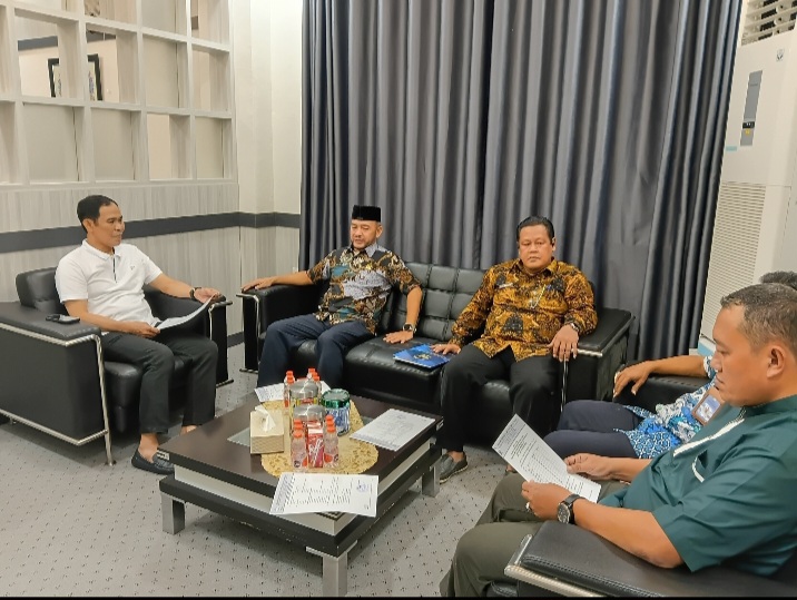 Kabid Urais Terima Audiens Plt. BMKG Wilayah IV