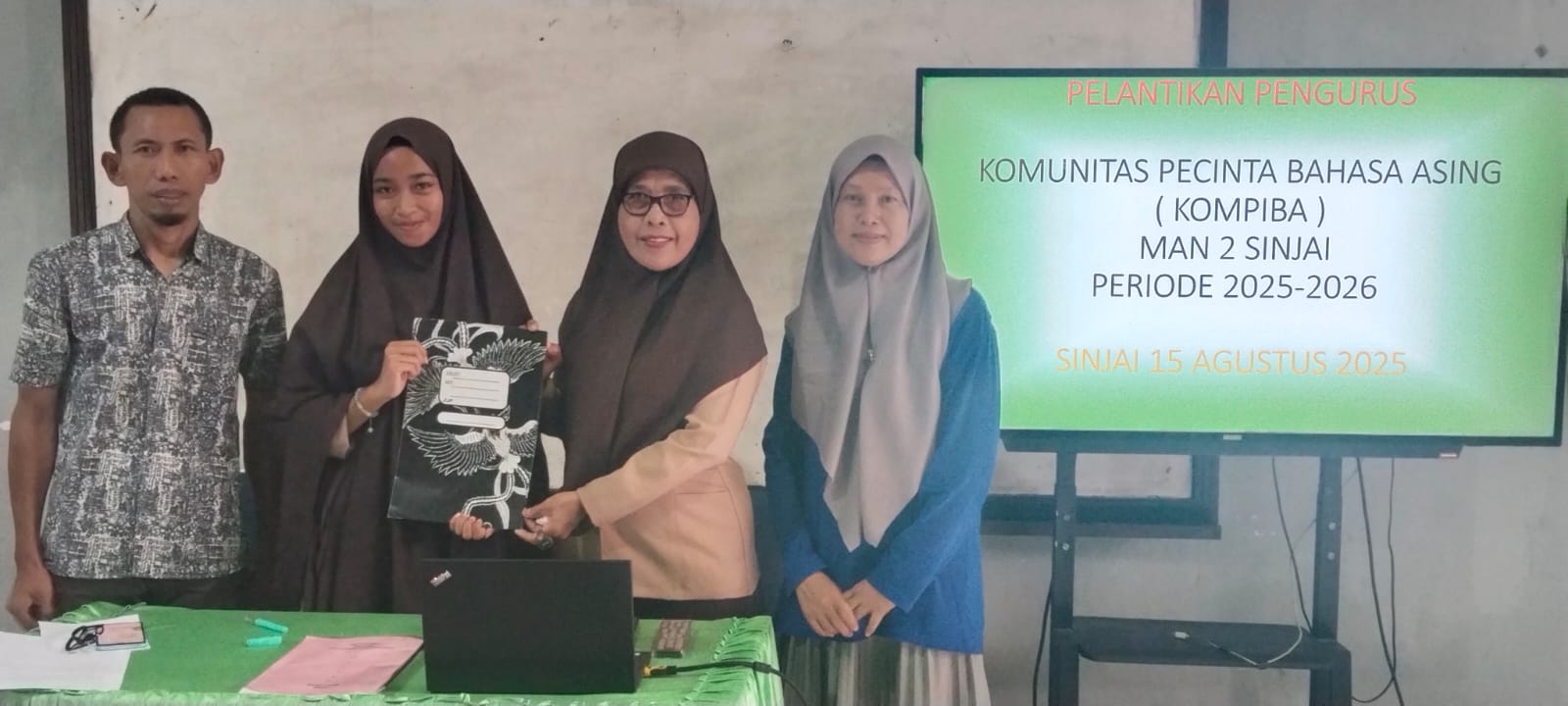 KOMPIBA MAN 2 Sinjai Gelar Pelantikan Pengurus Baru Periode 2025–2026