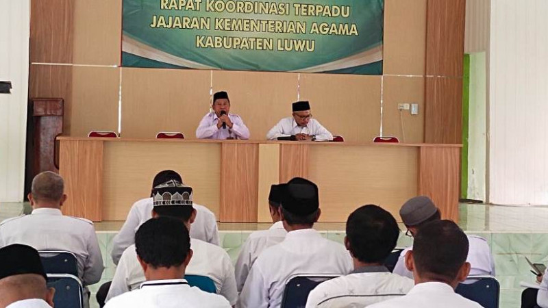 Kemenag Luwu Gelar Sosialisasi Juknis Penyelenggaraan Asesmen Madrasah 0526