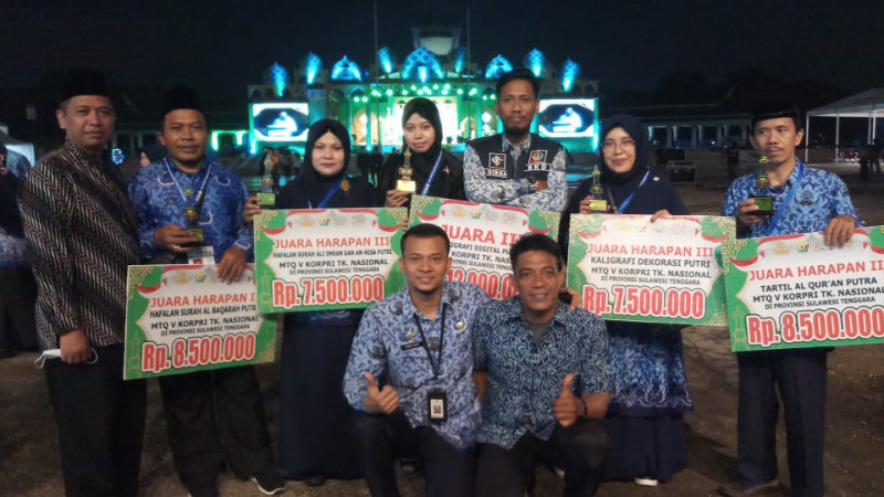 Sulsel Raih 5 Gelar Juara Pada MTQ V Korpri Tingkat Nasional