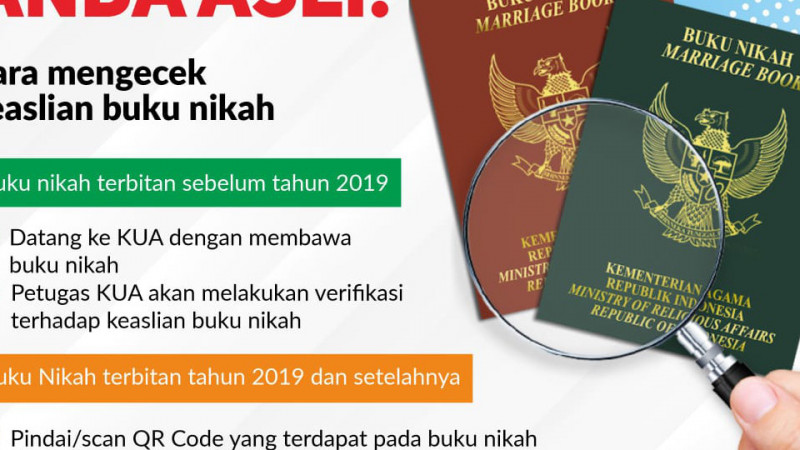 Waspada Pemalsuan, Ini Cara Mengenali Buku Nikah Asli