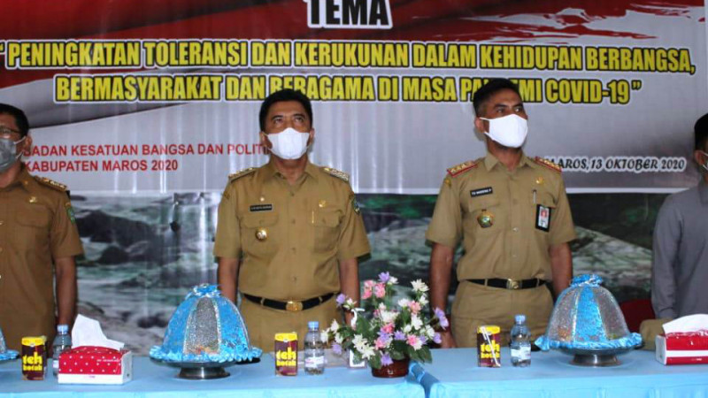 Badan Kesbangpol Pemkab Maros Bersama FKUB Gelar Dialog Kerukunan