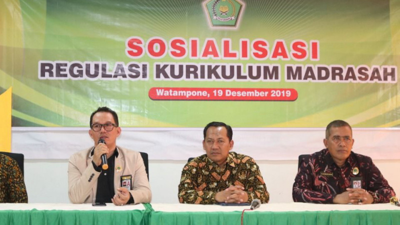 Wujudkan Madrasah Hebat Kemenag Bone Sosialisasi Kurikulum Madrasah 8277