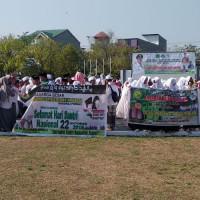 UPACARA HARI SANTRI NASIONAL DIGELAR DI HALAMAN KANTOR BUPATI PINRANG