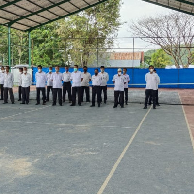 Hari Pertama Masuk Kantor Usai Libur Lebaran, Kemenag Luwu Gelar Apel Pagi