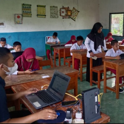 UMBK di MI Makkaraeng, Madrasah Siapkan Fasilitas bagi Siswa yang Tak Miliki Perangkat Ujian