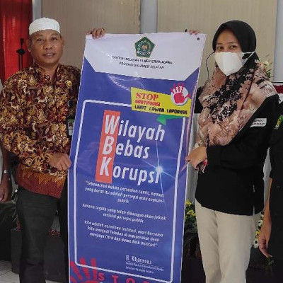 MTsN Kota Palopo Wakili Luwu Raya Menjadi Pilot Project Zona Integritas WBK-WBBM