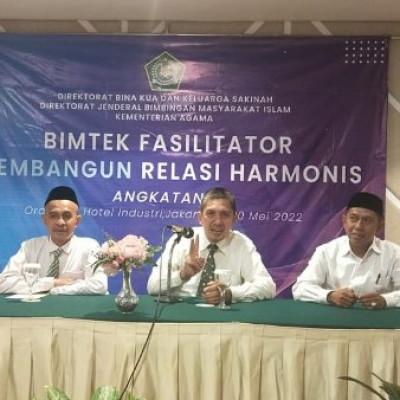 Kepala KUA Tanralili Maros Hadiri Bimtek Fasilitator Relasi Harmonis Kemenag RI
