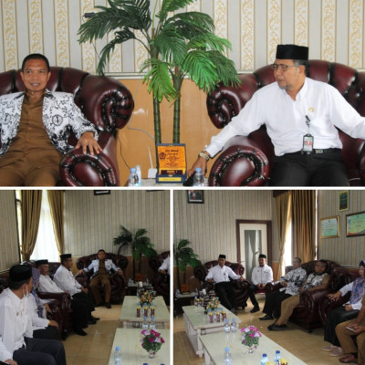 Pengurus PGRI Kabupaten Bantaeng Audience, Kakan Kemenag Bantaeng Siap Mendukung Program PGRI 