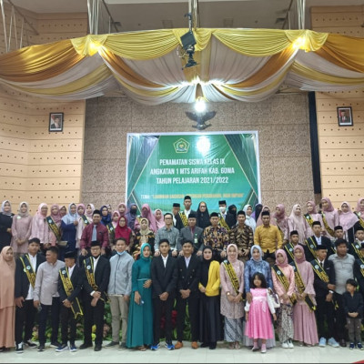 Perdana, MTs Arifah Gowa Lahirkan 95 Alumni
