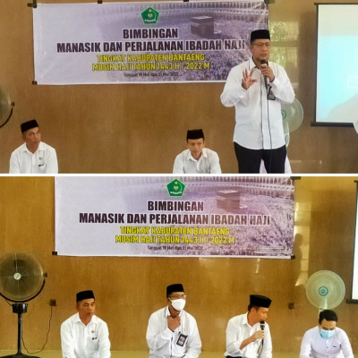 Kakan Kemenag Bantaeng Paparkan Kebijakan Penyelenggaraan Ibadah Haji Tahun 1443H/2022M