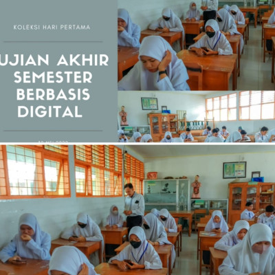 MA Muhammadiyah Bantaeng Gelar Ujian Akhir Semester genap 2022 Berbasis Digital