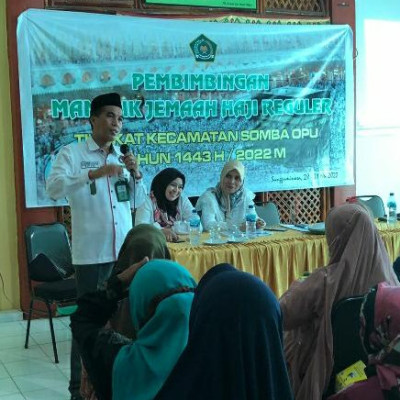 Tutup Manasik Haji Kecamatan, Kasi PHU : "Haji adalah Ibadah Fisik"