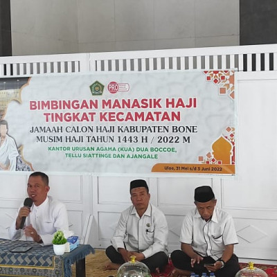 Kakan Kemenag Bone Sampaikan Tujuan Manasik Haji