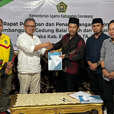 Penandatangan Kontrak Irman Terapkan Tiga T