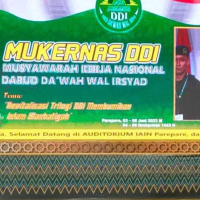 Bersama Stafsus Menag RI, Wali Kota Parepare Tabuh Gendang Buka Mukernas DDI