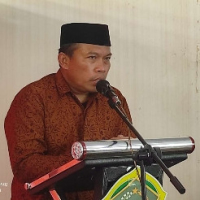 H.M. Rusydi Hasyim Launching E-absensi Disaksikan Kakanwil Dan Kabag TU Kanwil Kemenag Prov. Sulsel.
