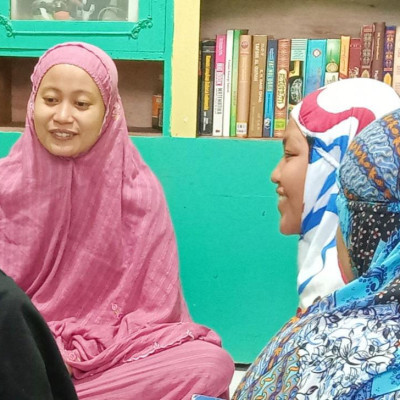 Santri Puteri Ponpes As’adiyah Galung Beru Rutin Setor Bacaan Tahsin