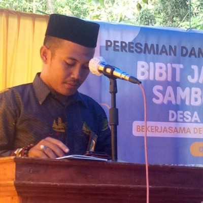 PAI KUA Bontotiro di Daulat Baca Doa Acara Launching Penanaman Jambu Mente