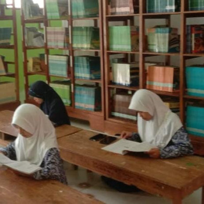 Begini Kondisi Perpustakaan MTsN 5 Bulukumba Usai Penilaian Akhir Tahun (PAT)