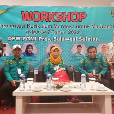 Ikuti Workshop Implementasi Kurikulum Merdeka, Kamad MIN 8 Bone : 7 Ciri Guru Mredeka