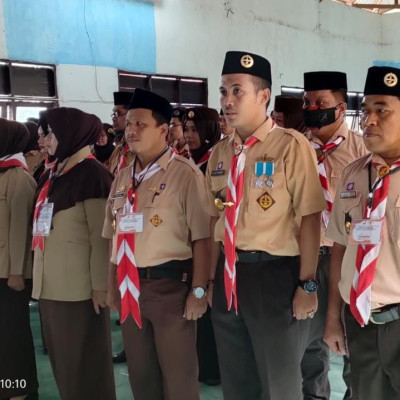 Kepala KUA dan PAI KUA Bontotiro Dilantik Menjadi Pengurus Kwaran Pramuka Kec Bontotiro