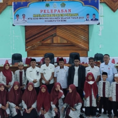 Pelepasan Kafilah Kab.Pinrang MTQ XXXII Tingkat Provinsi Sulawesi Selatan