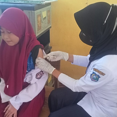 MIS Paeka Gandeng Puskesmas Tanete, Gelar Kegiatan Immunisasi Campak Rubella