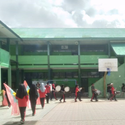 Peran Colour Guard pada Marching Band IQRA MTsN 1 Bone